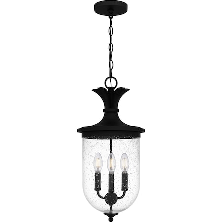 Quoizel Havana Mid Pendant 3 Lights Earth Black HVN1510EK